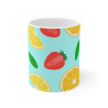Mug Tasse à café Fruits  amusant idée cadeau humour drôle rigolo fun travail bureau pour adulte et enfant