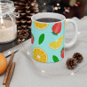 Mug Tasse à café Fruits  amusant idée cadeau humour drôle rigolo fun travail bureau pour adulte et enfant