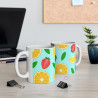Mug Tasse à café Fruits  amusant idée cadeau humour drôle rigolo fun travail bureau pour adulte et enfant