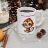 Mug Tasse à café Personnalisable  bébé singe assis amusant idée cadeau humour drôle  travail bureau pour adulte et enfant