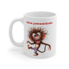 Mug Personnalisable personnalisé Singe dansant idée cadeau anniversaire pour enfant et adulte