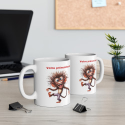Mug Personnalisable personnalisé Singe dansant idée cadeau anniversaire pour enfant et adulte