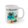 Mug-Tasse La retraite ile de vacance idée cadeau humour  amusant drôle rigolo Homme/Femme