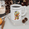 Mug personnalisable personnalisé Canard Cravate avec son prénom ou texte pour enfant et adulte