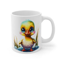 Mug Bébé canard coloré idée cadeau anniversaire bureau travail pour enfant et adulte