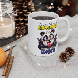 Mug Panda idiots Idée cadeau humour drôle amusant pour enfant et adulte