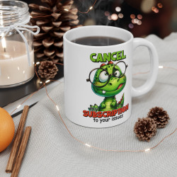 Mug Dinosaure Cancel  Idée cadeau humour drôle amusant pour enfant et adulte