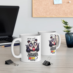 Mug Panda Sarcastic comments Idée cadeau humour drôle amusant pour enfant et adulte