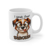 Mug Chien I speak fluent sarcasm  Idée cadeau humour drôle amusant pour enfant et adulte