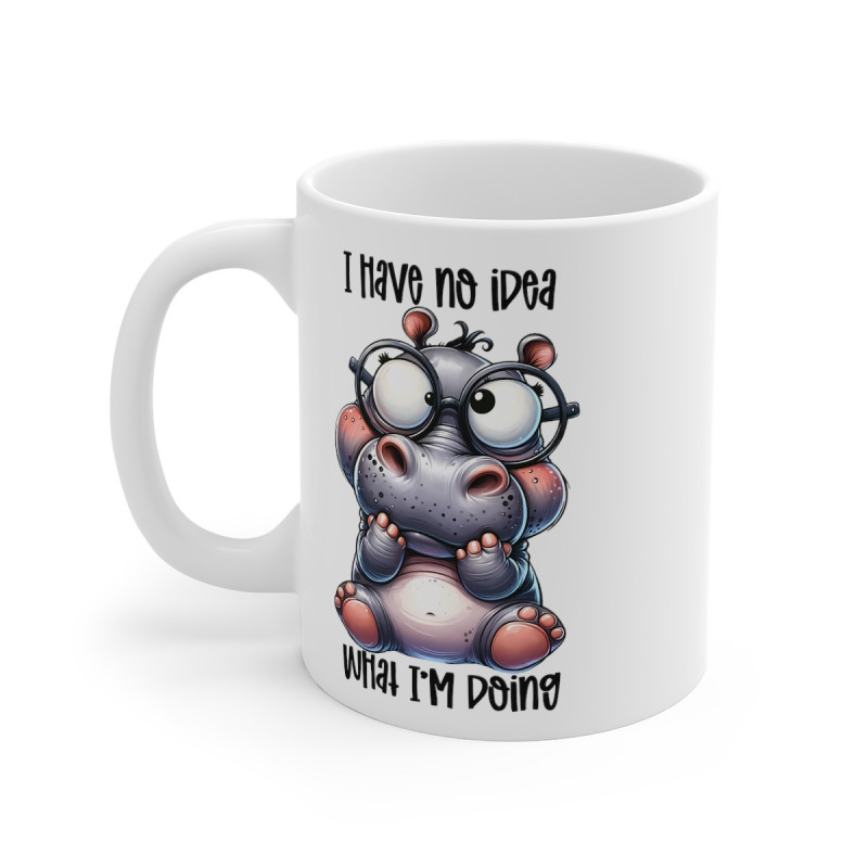 Mug Hippopotame Idée cadeau humour drôle amusant pour enfant et adulte