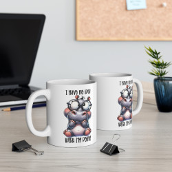 Mug Hippopotame Idée cadeau humour drôle amusant pour enfant et adulte