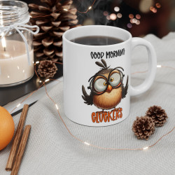 Mug Oiseau good morning Idée cadeau humour drôle amusant pour enfant et adulte