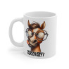 Mug Cheval à lunette Seriously  Idée cadeau humour drôle amusant pour enfant et adulte