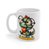 Mug Dinosaure Im allergic to mornings Idée cadeau humour drôle amusant pour enfant et adulte