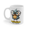 Mug Oiseau bleu à lunette  Idée cadeau humour drôle amusant pour enfant et adulte