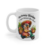 Mug-tasse The Crazy chicken  Idée cadeau anniversaire humour drôle amusant pour enfant et adulte