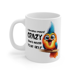 Mug Oiseau Crazy fou Idée...