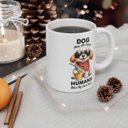 Mug Dog chien rigolo  Idée cadeau humour drôle amusant pour enfant et adulte