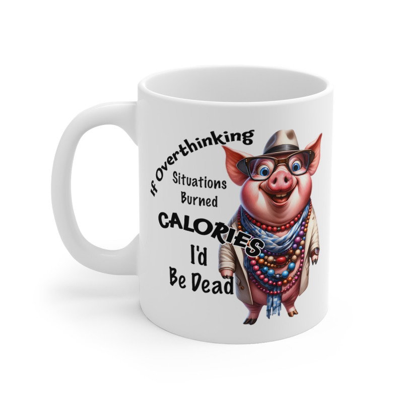 Mug-tasse Cochon rigolo Idée cadeau anniversaire humour drôle amusant pour enfant et adulte