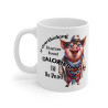 Mug-tasse Cochon rigolo Idée cadeau anniversaire humour drôle amusant pour enfant et adulte