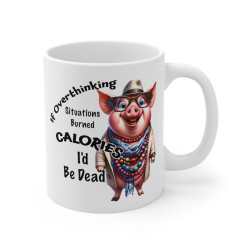 Mug-tasse Cochon rigolo Idée cadeau anniversaire humour drôle amusant pour enfant et adulte