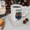 Mug Hibou coloré Idée cadeau  anniversaire humour drôle amusant pour enfant et adulte