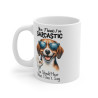 Mug Chien Sarcastic lunette de soleil Idée cadeau anniversaire humour drôle amusant pour enfant et adulte
