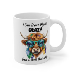 Mug Taureau Crazy Idée cadeau anniversaire humour drôle amusant pour enfant et adulte