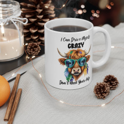 Mug Taureau Crazy Idée cadeau anniversaire humour drôle amusant pour enfant et adulte