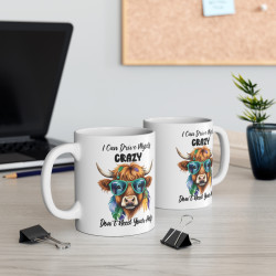 Mug Taureau Crazy Idée cadeau anniversaire humour drôle amusant pour enfant et adulte