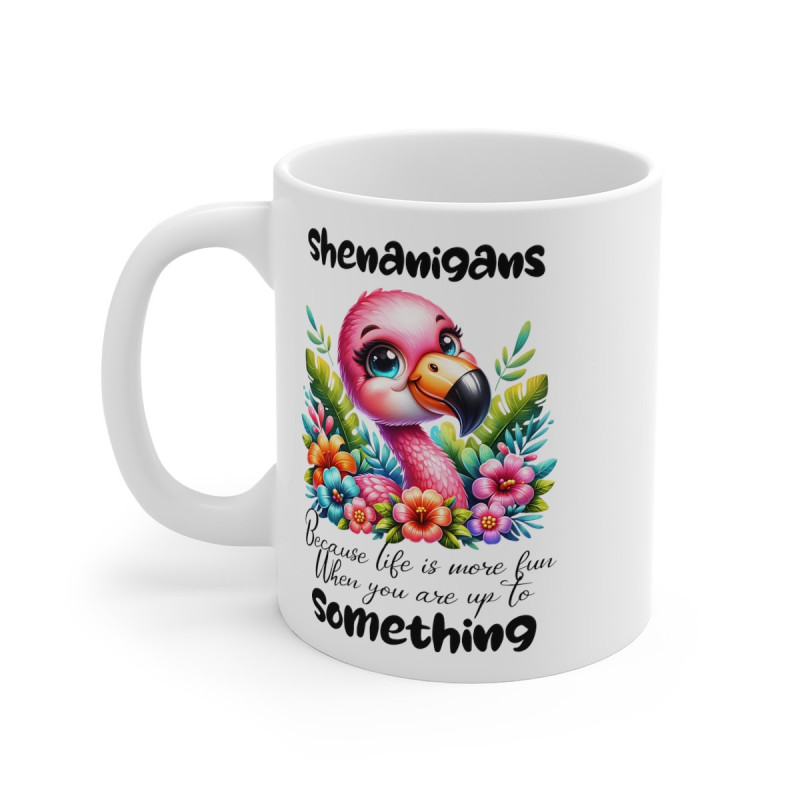 Mug Tasse Flamant Rose  Idée cadeau anniversaire humour drôle amusant pour enfant et adulte