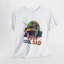 Tee-Shirt Real Cool Dad, Papa Cool ,Cadeau Papa pour homme