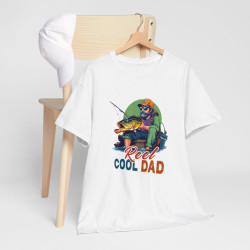 Tee-Shirt Real Cool Dad, Papa Cool ,Cadeau Papa pour homme