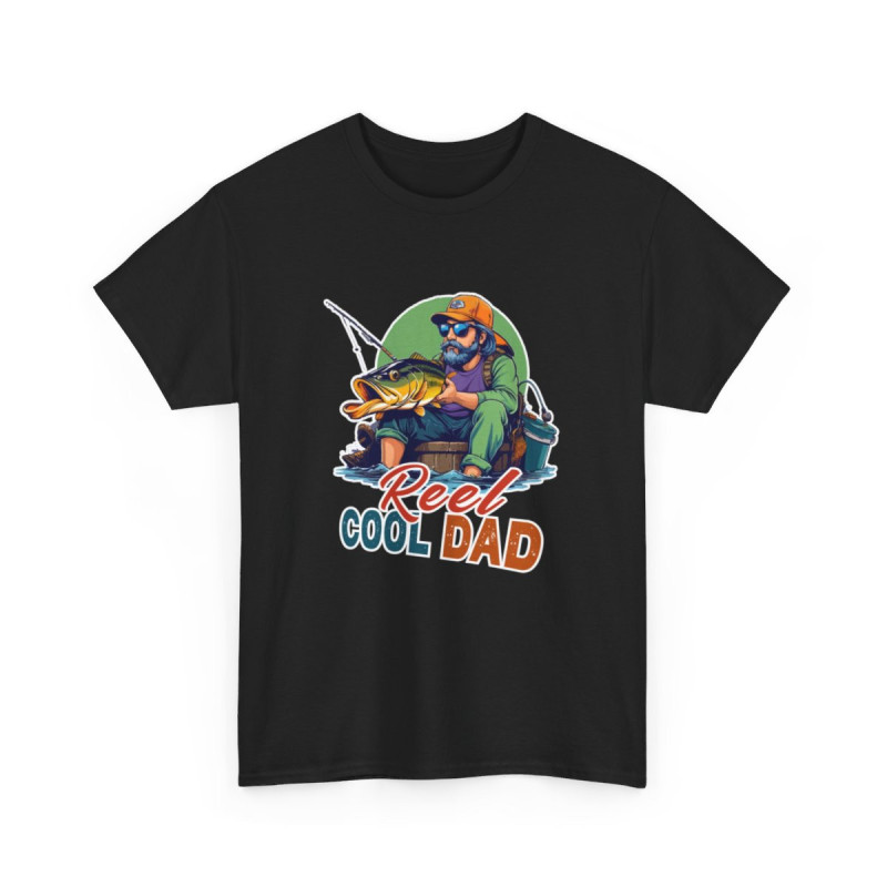 Tee-Shirt Real Cool Dad, Papa Cool ,Cadeau Papa pour homme