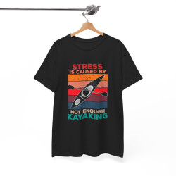 Tee-Shirt Stress Kayaking, Kayak  pour Homme et Femme