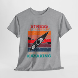 Tee-Shirt Stress Kayaking, Kayak  pour Homme et Femme