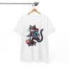 Tee shirt Chat Skateboard pour Homme et Femme