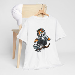 Tee-Shirt Tigre Skateur - Homme et Femme