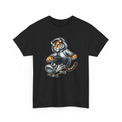 Tee-Shirt Tigre Skateur - Homme et Femme