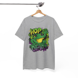 Tee shirt Grenouille Hop Off idée cadeau humour pour homme et femme