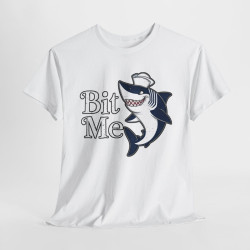 Tee shirt Requin Bit me pour homme et femme