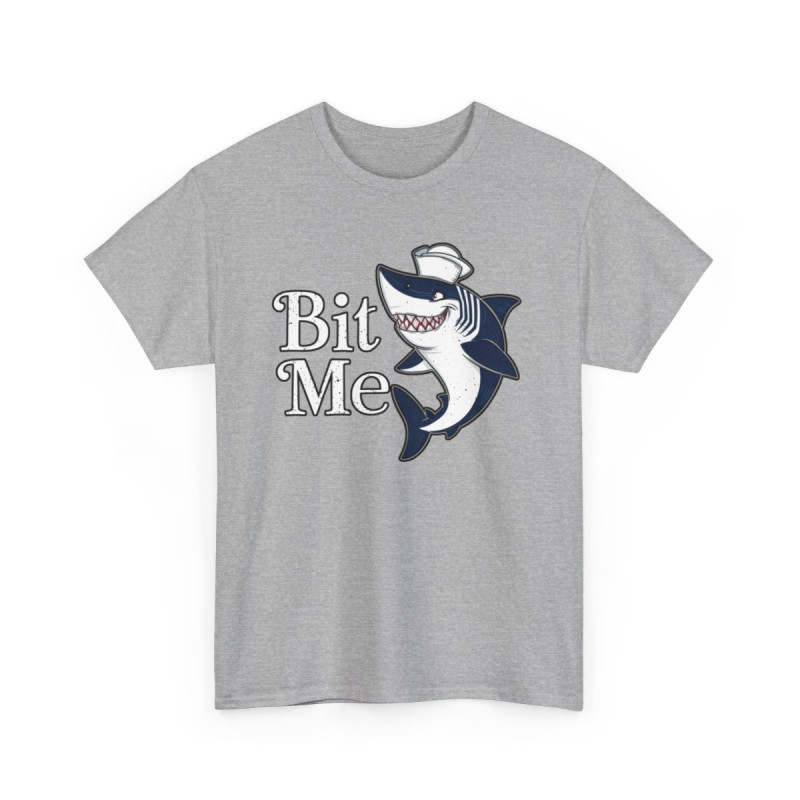 Tee shirt Requin Bit me pour homme et femme