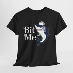Tee shirt Requin Bit me pour homme et femme