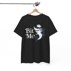 Tee shirt Requin Bit me pour homme et femme