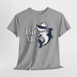 Tee shirt Requin Bit me pour homme et femme