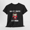 Tee-Shirt Hérisson Boxeur Idée cadeau humour animal animaux Noir - Homme et Femme