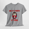 Tee-Shirt Hérisson Boxeur idée cadeau humour animal animaux - Homme et Femme