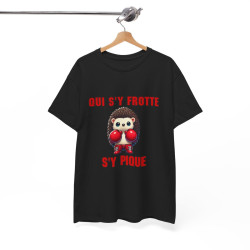 Tee-Shirt Hérisson Boxeur idée cadeau humour animal animaux - Homme et Femme