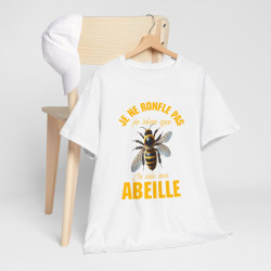Tee shirt Abeille Apiculteur Dormeur Rêve Idée cadeau humour drôle amusant pour Homme et Femme