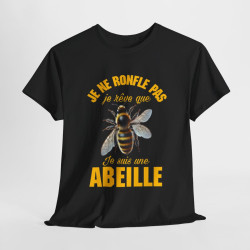 Tee shirt Abeille Apiculteur Dormeur Rêve Idée cadeau humour drôle amusant pour Homme et Femme